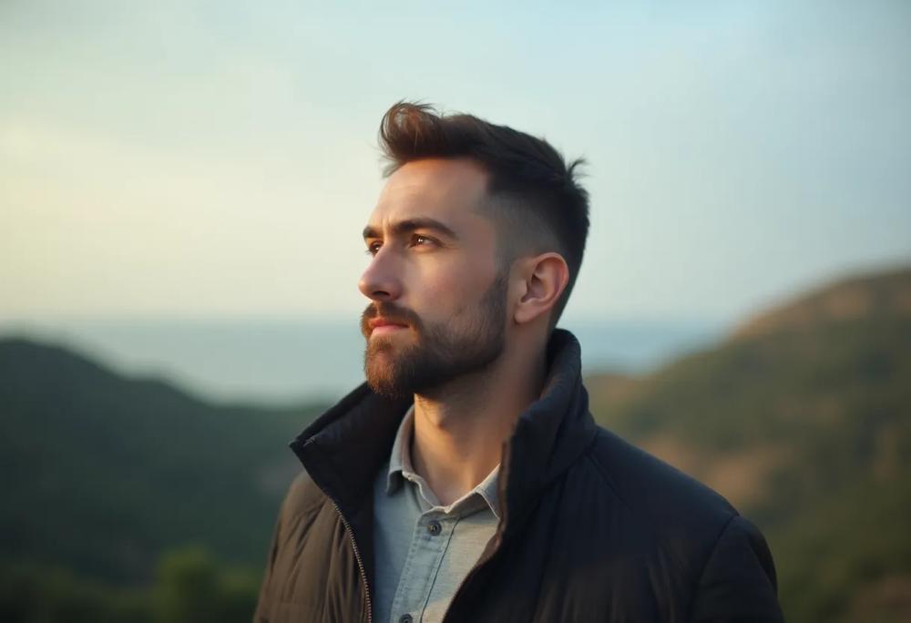 Contemplative man