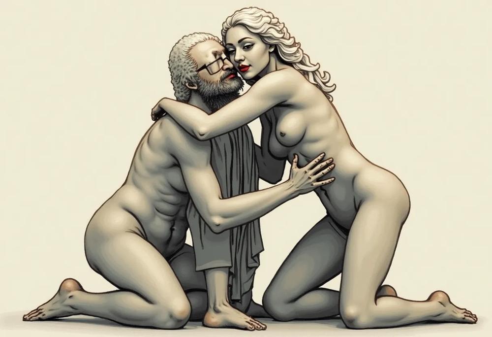 Entwined figures