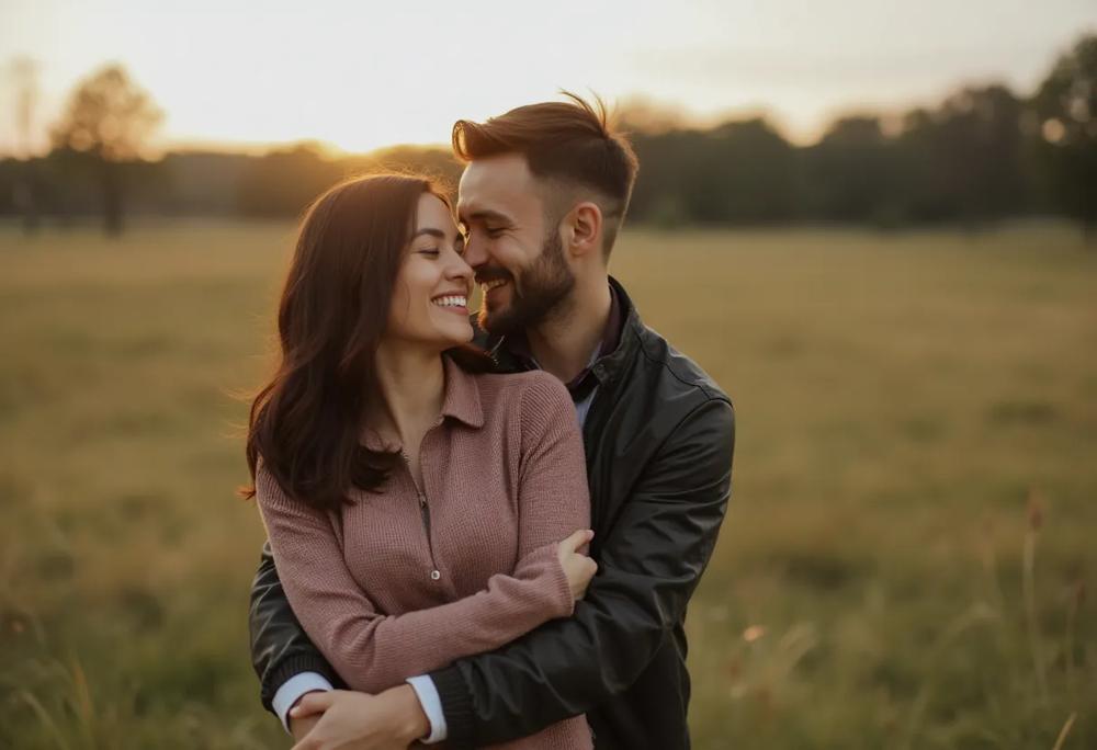 Romantic couple