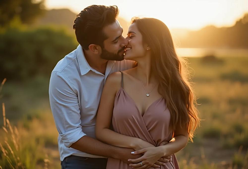 Romantic couple