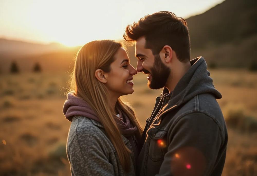 Romantic couple