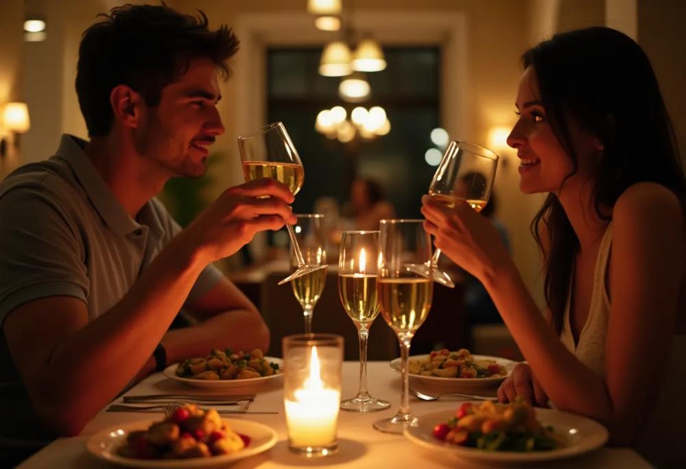 romantic dinner